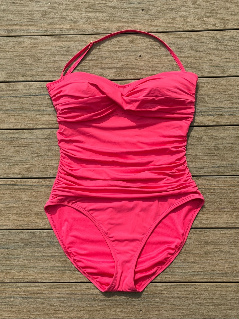 Bleu Rod Beattie One-Piece Swimsuit Hot Pink Size 14